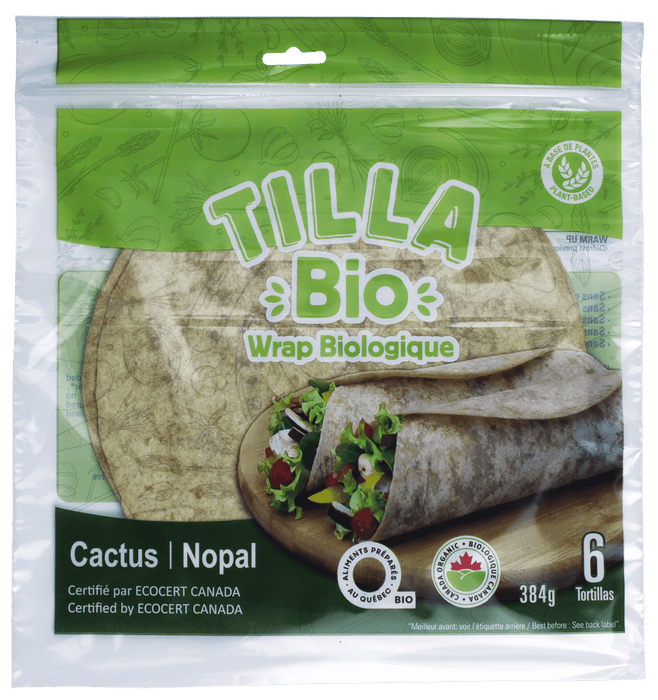 Tilla Bio - Cactus - Nopal Wrap, 384 g