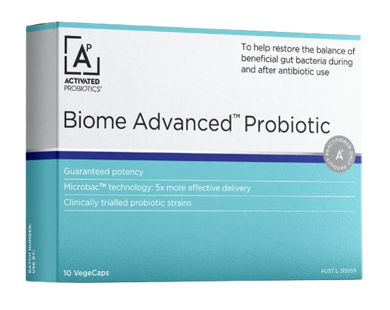 Activated Probiotics - Biome Advanced Probiotic, 10 Capsules
