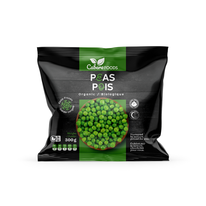 Cabera Foods - Organic Green Peas, 300 g