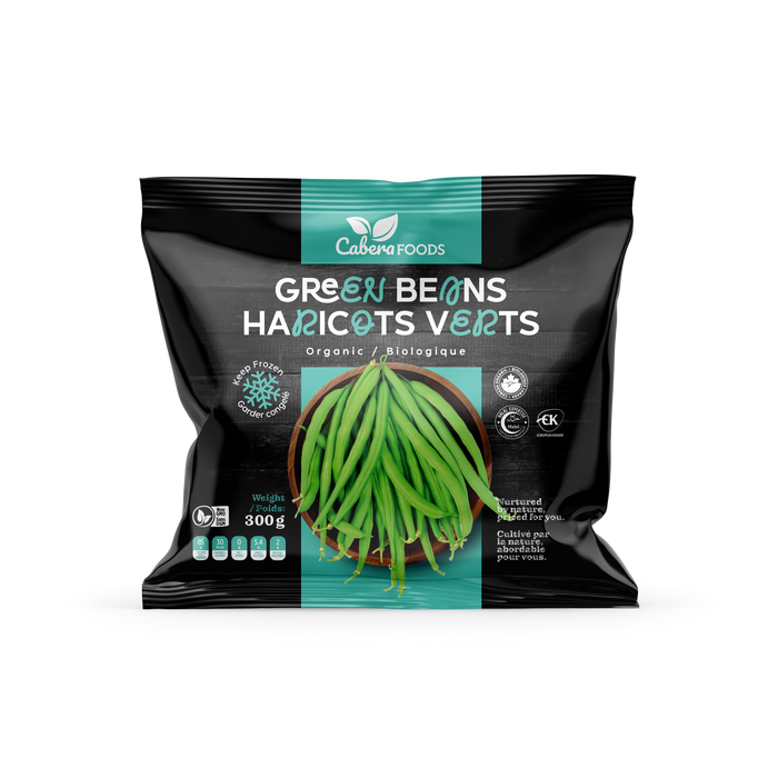 Cabera Foods - Organic Green Beans Whole, 300 g