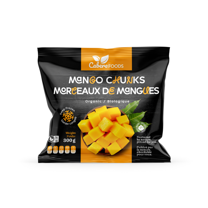 Cabera Foods - Organic Mango Chunks, 300 g