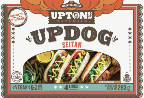 Upton's - Updog - Seitan Chicago Hotdog, 283 g