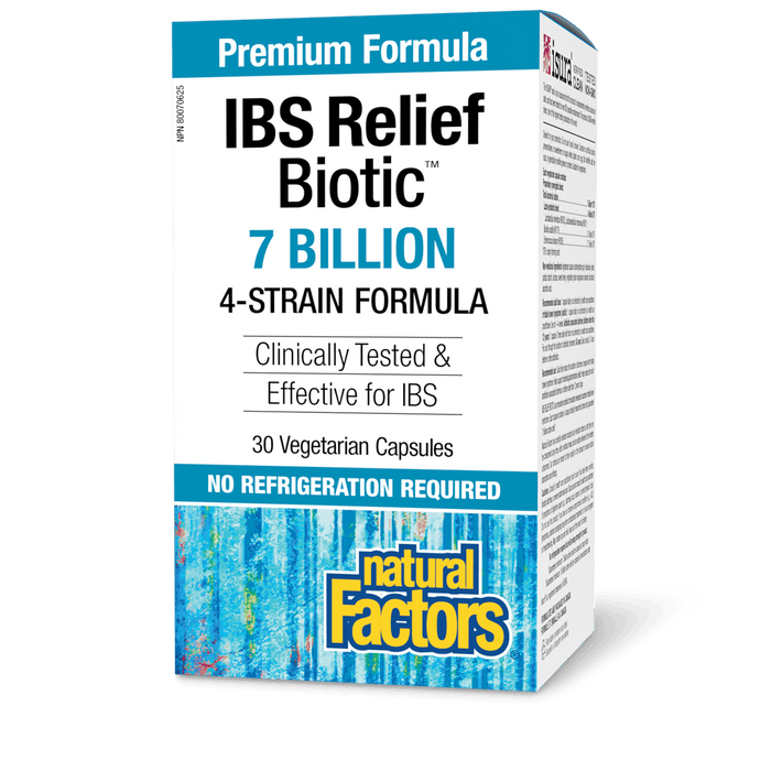 Natural Factors - IBS Relief Biotic 7 Billion, 30 Vcaps