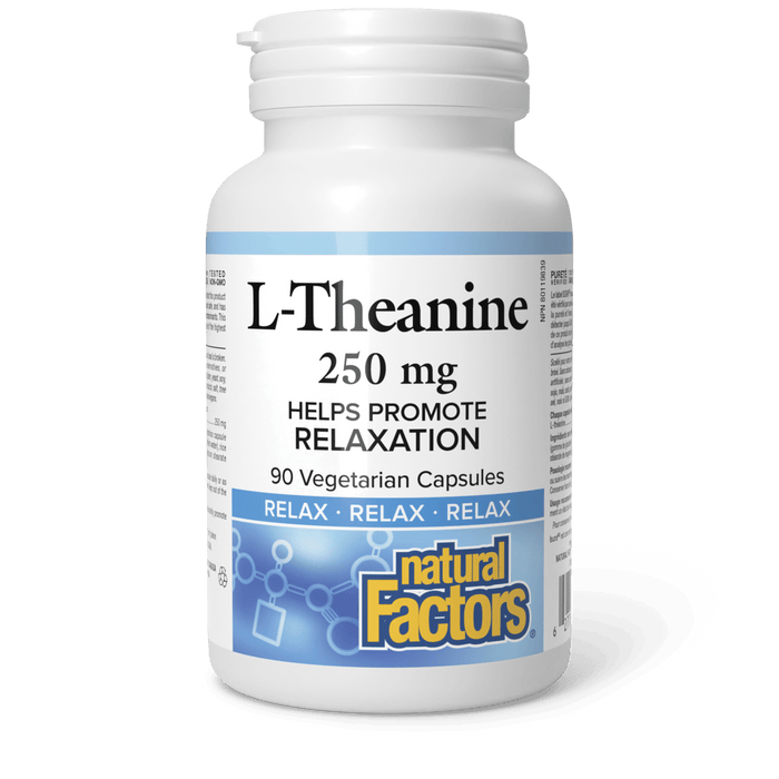 Natural Factors - L-Theanine 250 mg, 90 Vcaps