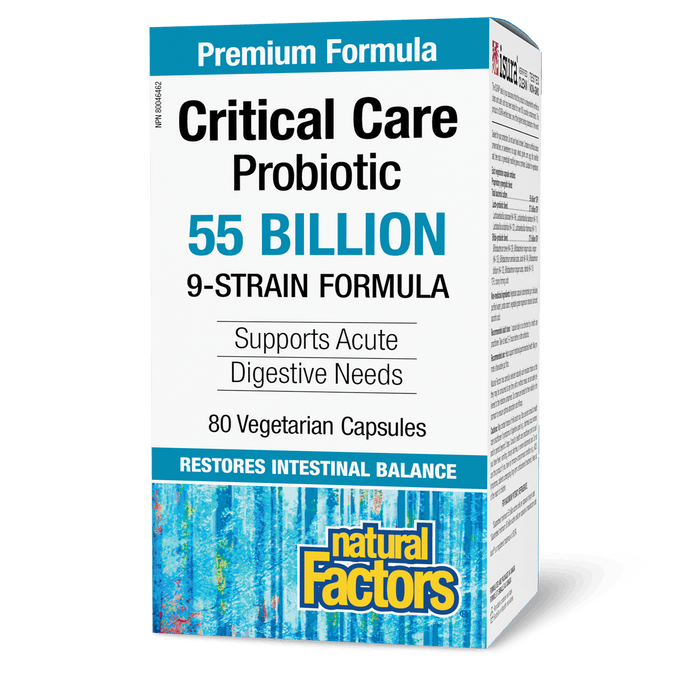 Natural Factors - Probiotic Critical Care 55 Bill, 80 Vcaps