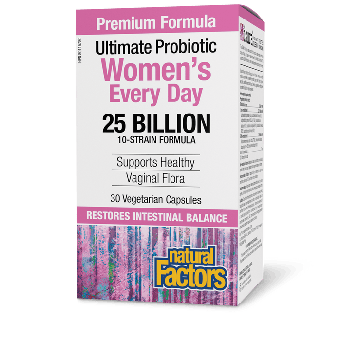 Natural Factors - Women’s Every Day 25 Billion, 30 Vcaps