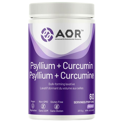 AOR - Psyllium + Curcumin, 217.5 g