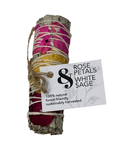 Essence of Life Organics - Sage With Rose Petals, Each