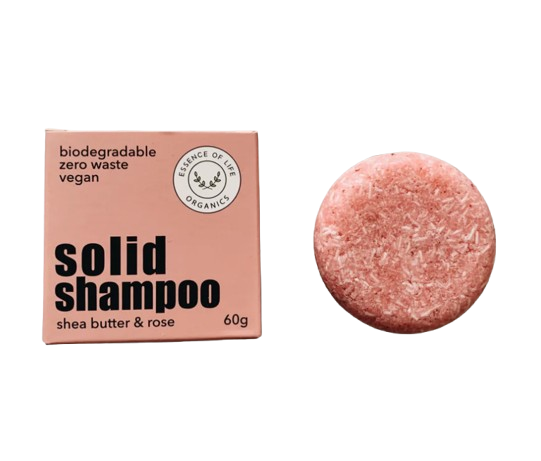 Essence of Life Organics - Shea Butter & Rose Shampoo Bar, 60 g