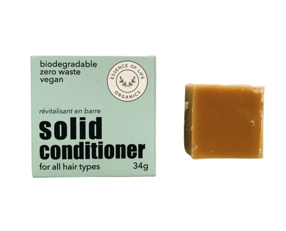 Essence of Life Organics - Conditioner Bar - All Hair Types, 34 g