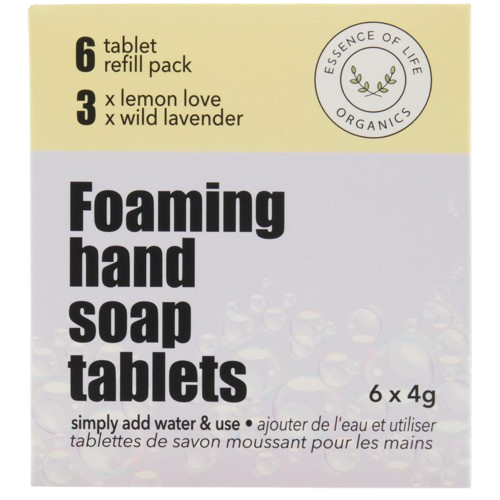 Essence of Life Organics - Hand Soap - Lavender & Lemon, 6 Count