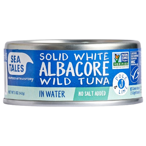 Sea Tales - Albacore Tuna In Water No Salt, 142 g