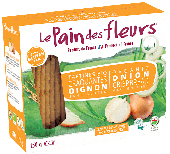 Le Pain des Fleurs - Onion Crispbread, 150 g