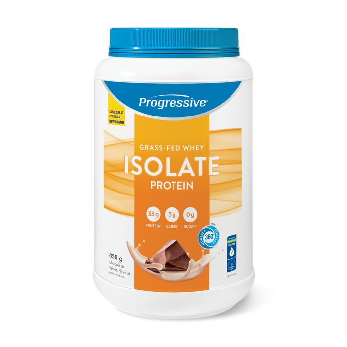Progressive - Grass Fed Whey Isolate Chocolate, 850 g