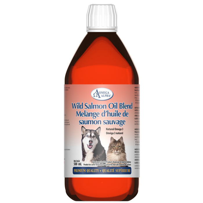 Omega Alpha - Wild Salmon Oil Blend, 500 mL
