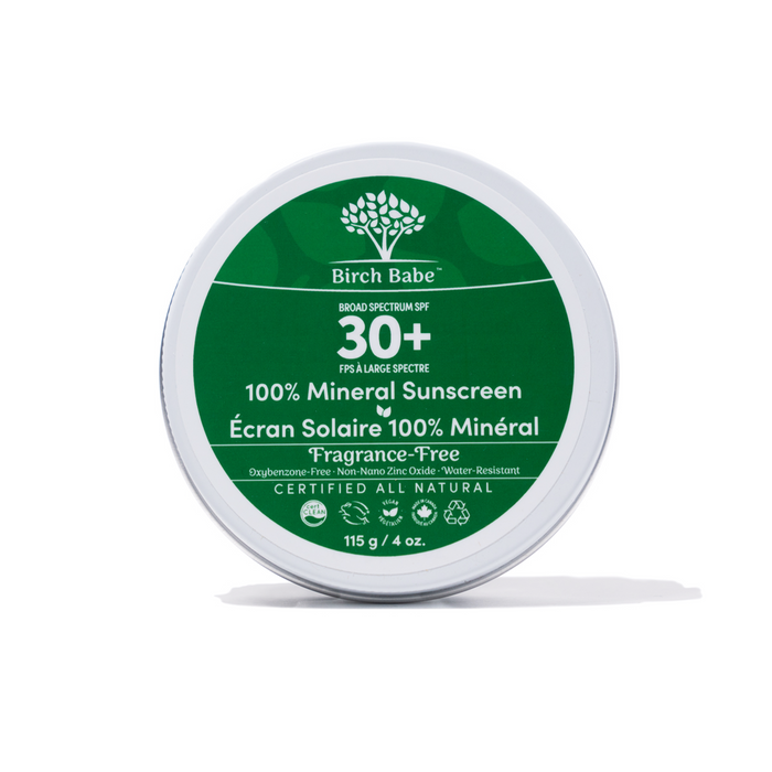Birch Babe - 100% Mineral Sunscreen SPF 30+, 115 g