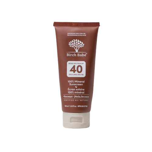 Birch Babe - 100% Mineral Sunscreen - Coconut, 100 g
