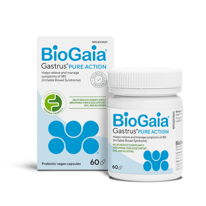 BioGaia - Gastrus Pure Action, 60 Capsules