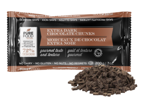 Pure Food by Estee - Vegan Dark Chocolate Chunks, 200 g