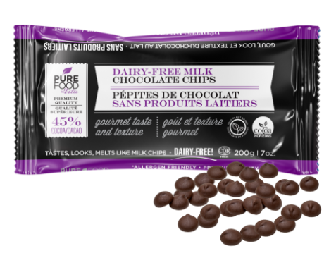 Pure Food by Estee - Vegan Milk Chocolate Chips, 200 g