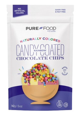 Pure Food by Estee - Rainbow Candy Coated Mini Chips, 142 g
