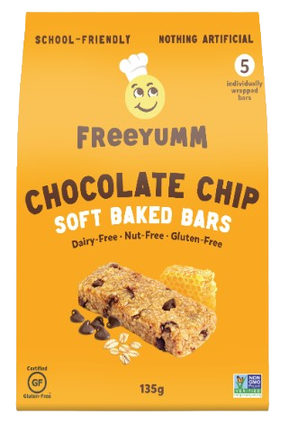 FreeYumm - Chocolate Chip Oat Bar, 135 g