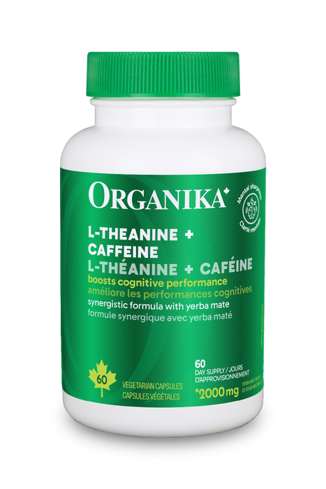 Organika - L-theanine + Caffeine, 60 Vcaps