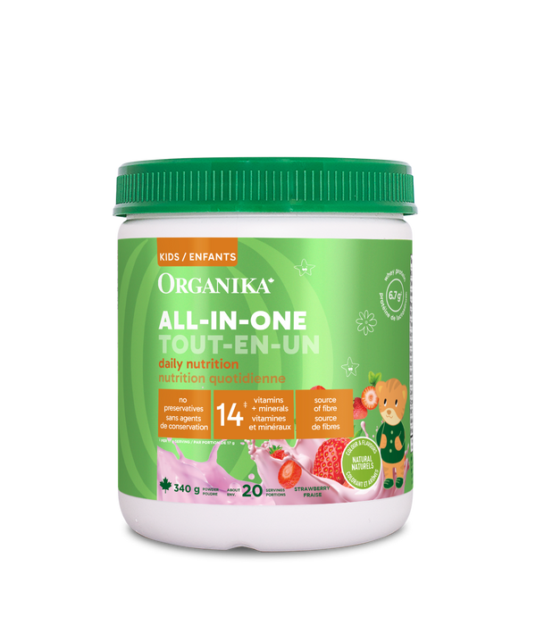 Organika - Kids Whey All-In-One Strawberry, 340 g