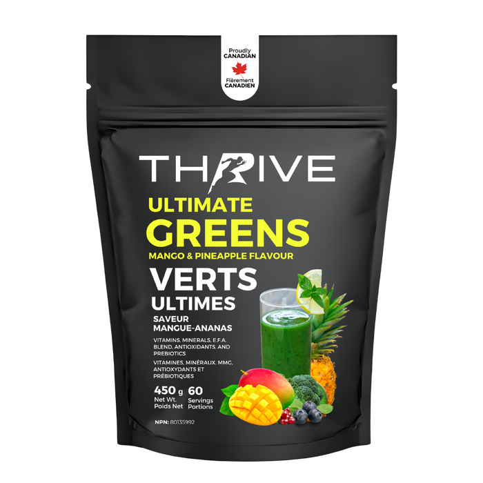 Thrive Protein - Ultimate Greens Mango Pineapple, 450 g