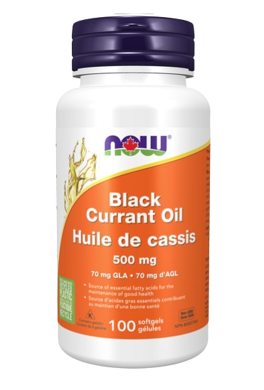 NOW - Black Currant Oil 500 mg, 100 Softgels