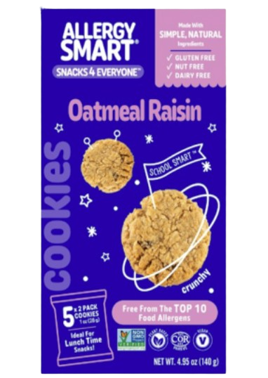 AllergySmart - Oatmeal Raisin, 140 g