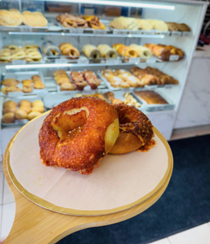 AP Bakery - Cheese Bagels, 4 Count