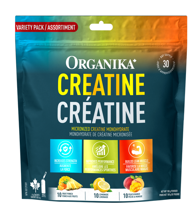 Organika - Creatine Variety Pack, 180 g