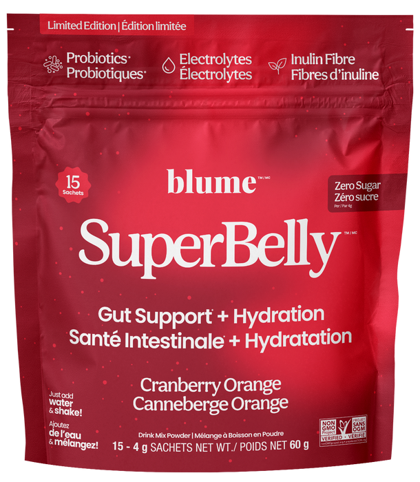 Blume - Superbelly - Cranberry Orange, 15x4 g