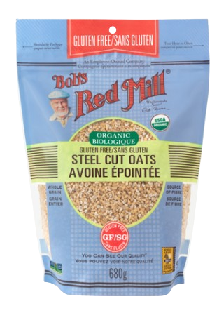 Bob's Red Mill - Organic Gluten Free Steel Cut Oats, 680 g