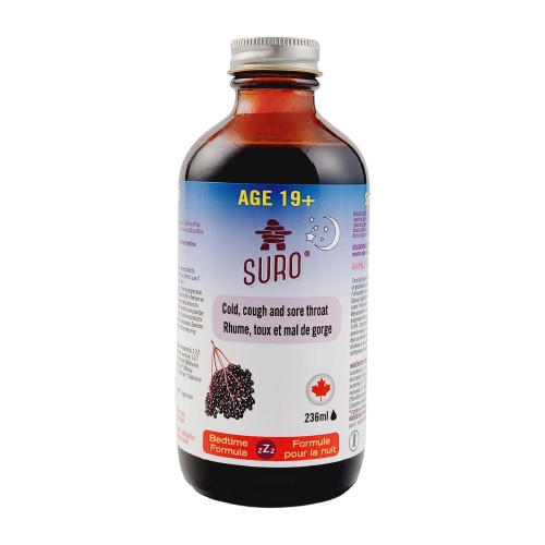 Suro - Elderberry Syrup Nighttime 19+, 236 mL