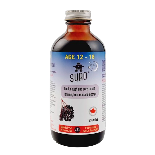 Suro - Elderberry Syrup Nighttime 12-18, 236 mL