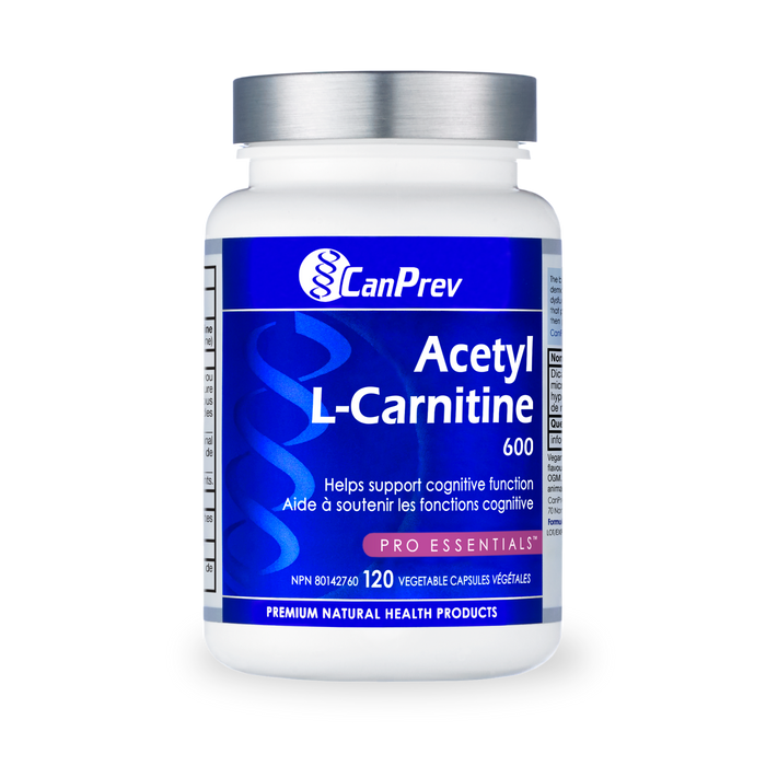 CanPrev - Acetyl L-Carnitine 600, 120 Vcaps