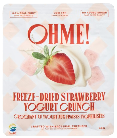 Ohme! - Freeze-Dried Strawberry Yogurt, 44 g