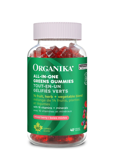 Organika - All-In-One Greens, 160 Gummies