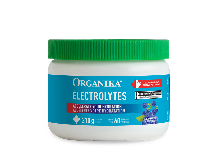 Organika - Electrolytes - Blue Raspberry, 210 g
