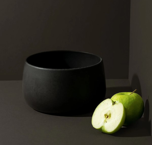 Gharyan Stoneware - Stoneware Serving Bowl Ewa Black, Each