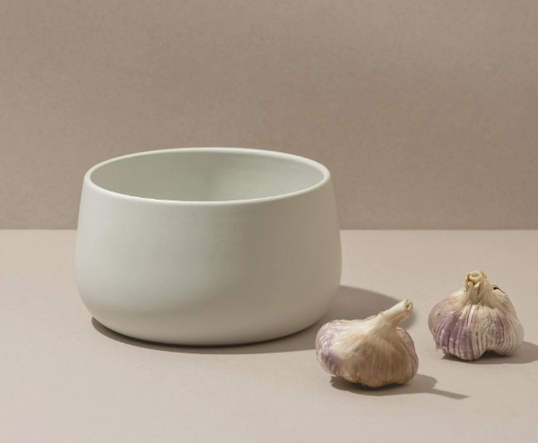 Gharyan Stoneware - Stoneware Serving Bowl Ewa White, Each