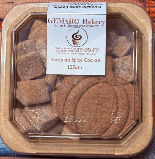 Gemaro Bakery - Pumpkin Spice Cookies, 125 g