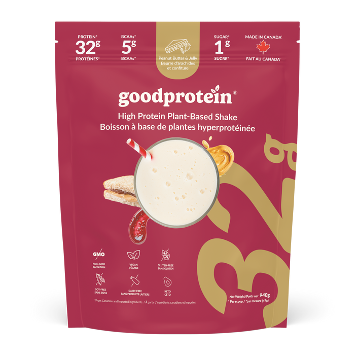 Good Protein - High Protein Shake - PB & J, 940 g