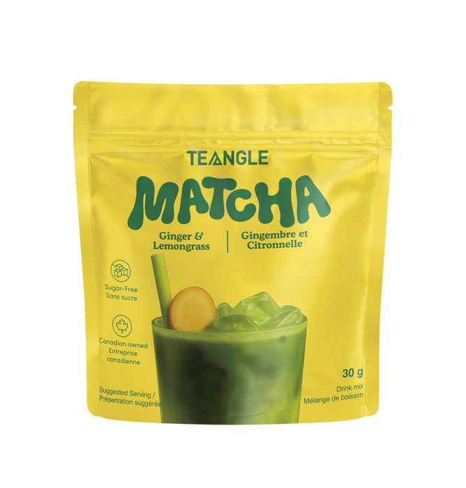 Teangle - Matcha Tea - Ginger Lemongrass, 30 g