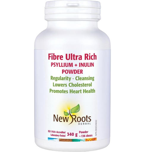 New Roots Herbal - Fibre Ultra Rich Psyllium +, 340 g