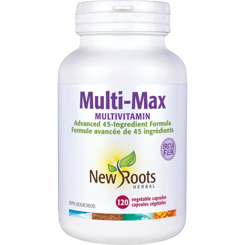 New Roots Herbal - Multi-Max Multivitamin, 120 Capsules