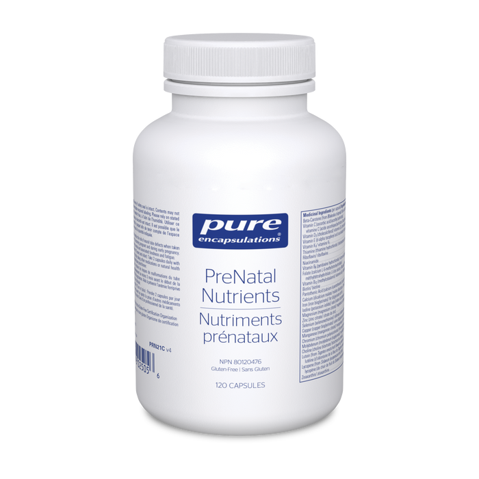 Pure Encapsulations - PreNatal Nutrients, 120 Capsules