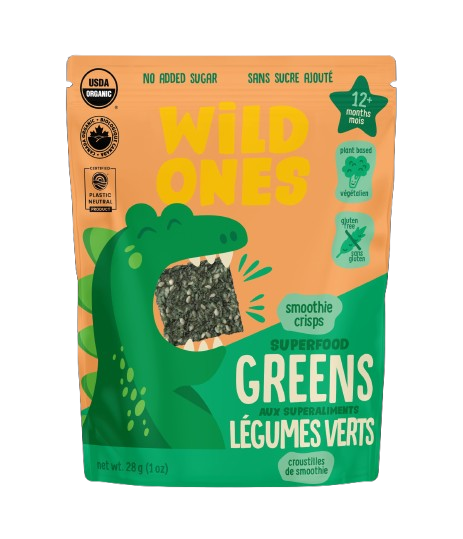 Wild Ones - Organic Greens Smoothie Crisps, 28 g